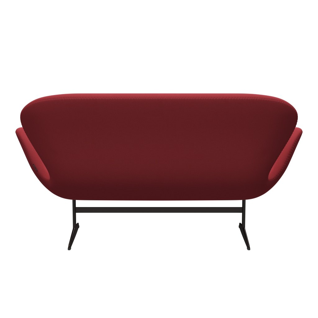 [product_category]-Fritz Hansen Swan Sofa 2 Seater, Brown Bronze/Capture Instant Red-Fritz Hansen-3321-CP5401-BBBASE-FRI-4