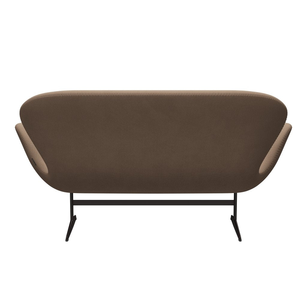 [product_category]-Fritz Hansen Swan Sofa 2 Seater, Brown Bronze/Capture Sand/Brown-Fritz Hansen-3321-CP6201-BBBASE-FRI-4