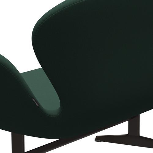 [product_category]-Fritz Hansen Swan Sofa 2 Seater, Brown Bronze/Christianshavn Dark Green Uni-Fritz Hansen-3321-CH1160-BBBASE-FRI-5