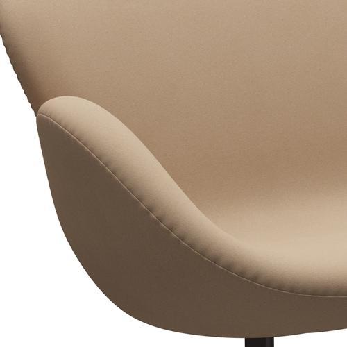 Fritz Hansen Swan Sofa 2 Seater, Brown Bronze/Comfort Beige (61003)