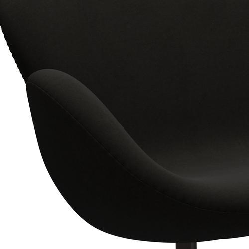 Fritz Hansen Swan Sofa 2 osobę, brązowy brąz/komfort czarny (61013)