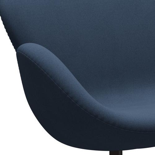 Fritz Hansen Swan Sofa 2 osobę, brązowy brąz/komfort ciemnoszary (09074)