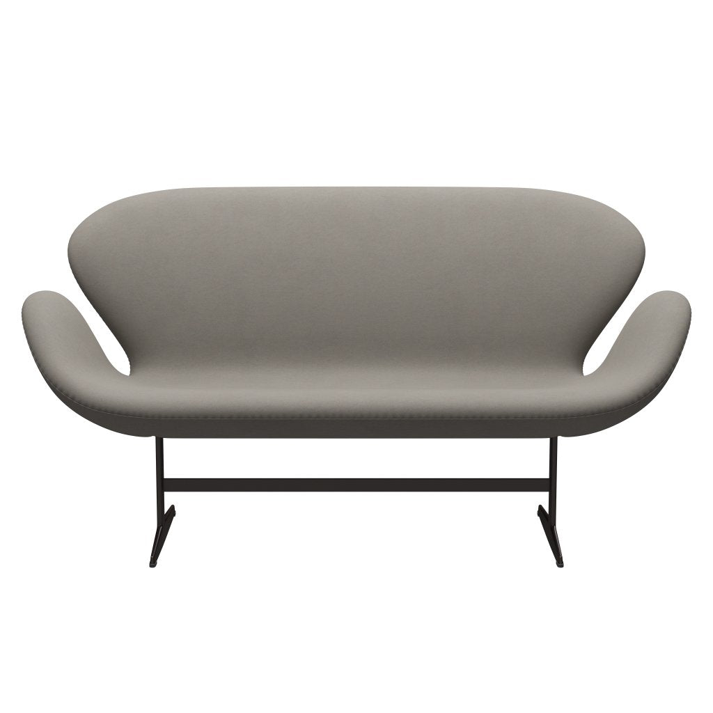 Fritz Hansen Swan Sofa 2 osobę, brązowy brąz/Comfort Grey (60003)