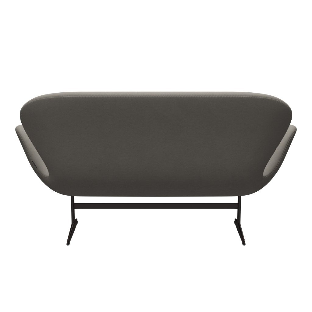 Fritz Hansen Swan Sofa 2 osobę, brązowy brąz/Comfort Grey (60003)