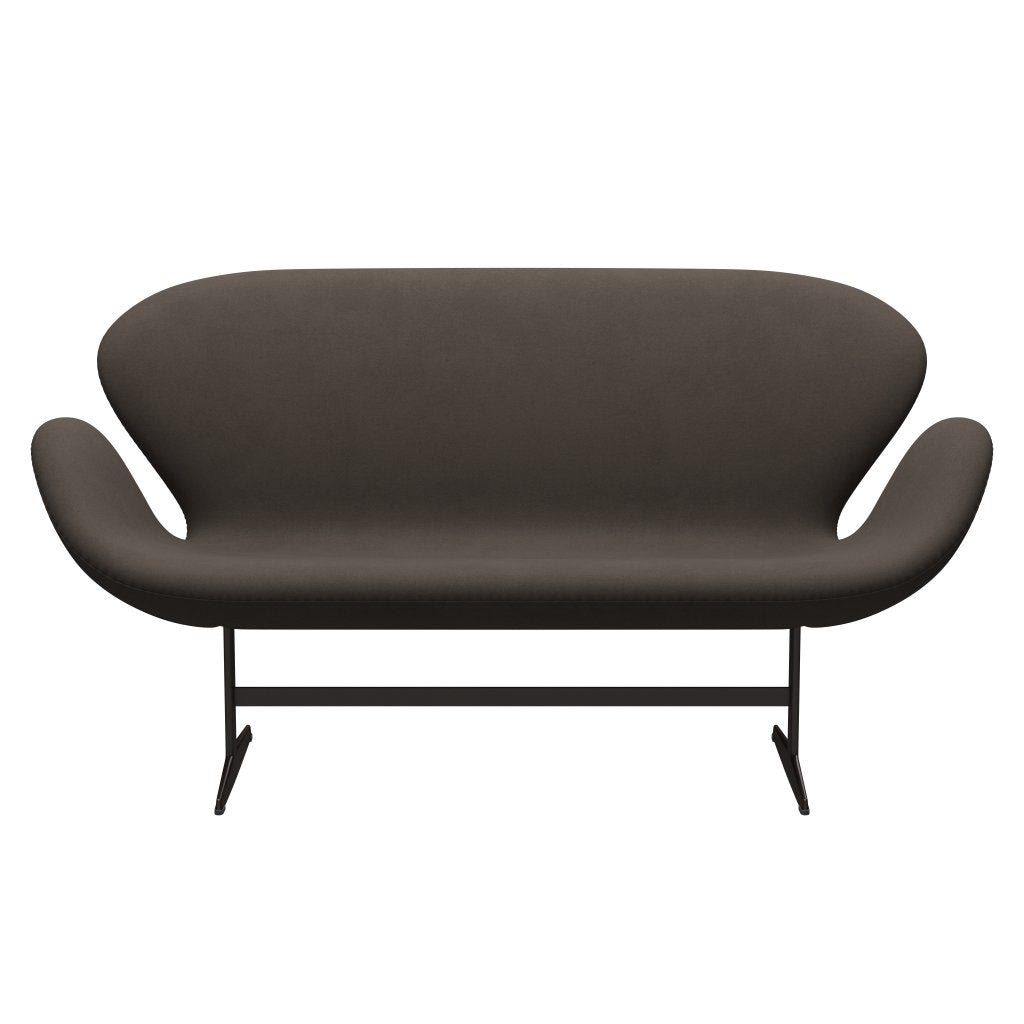 Fritz Hansen Swan Sofa 2 osobę, brązowy brąz/komfort szary (61014)