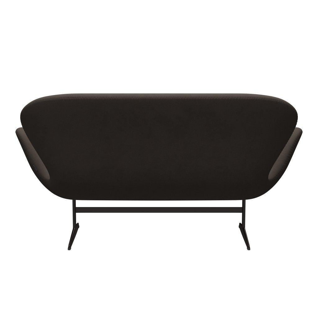 Fritz Hansen Swan Sofa 2 osobę, brązowy brąz/komfort szary (61014)