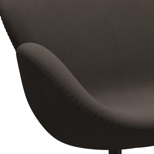 Fritz Hansen Swan Sofa 2 osobę, brązowy brąz/komfort szary (61014)