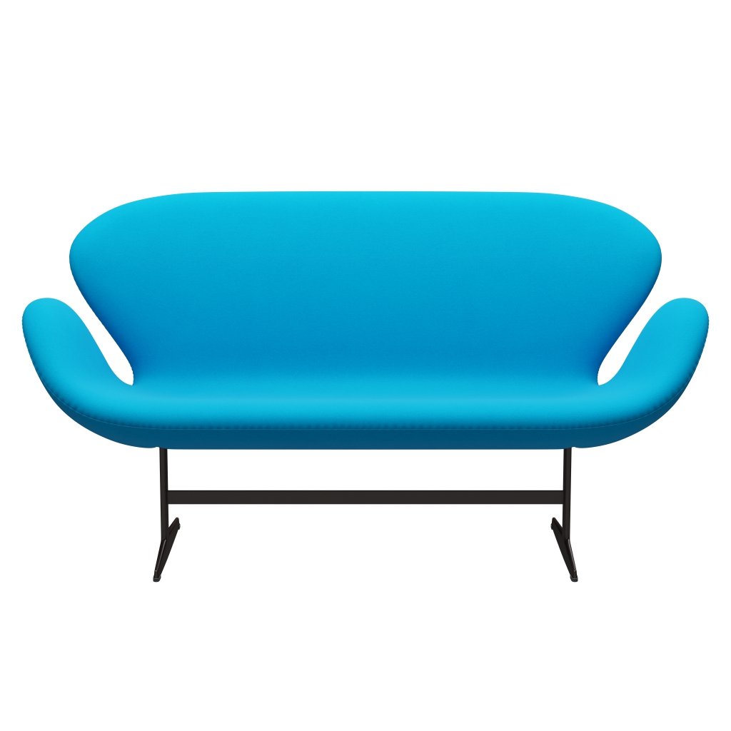 Fritz Hansen Swan Sofa 2 osobę, brązowy brąz/turkus komfortowy (67001)