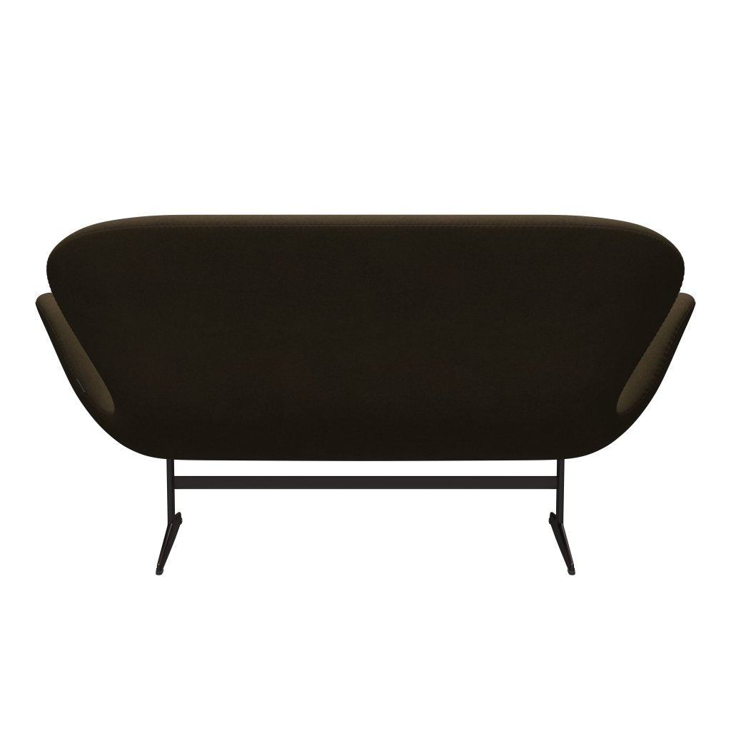 Fritz Hansen Swan Sofa 2 Seater, Brown Bronze/Divina Brown (984)