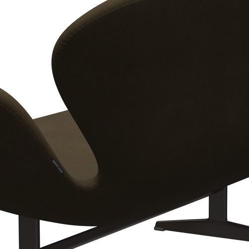 Fritz Hansen Swan Sofa 2 osobę, brązowy brąz/Divina Brown (984)