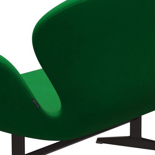 [product_category]-Fritz Hansen Swan Sofa 2 Seater, Brown Bronze/Divina Grass Green-Fritz Hansen-3321-DIV922-BBBASE-FRI-5