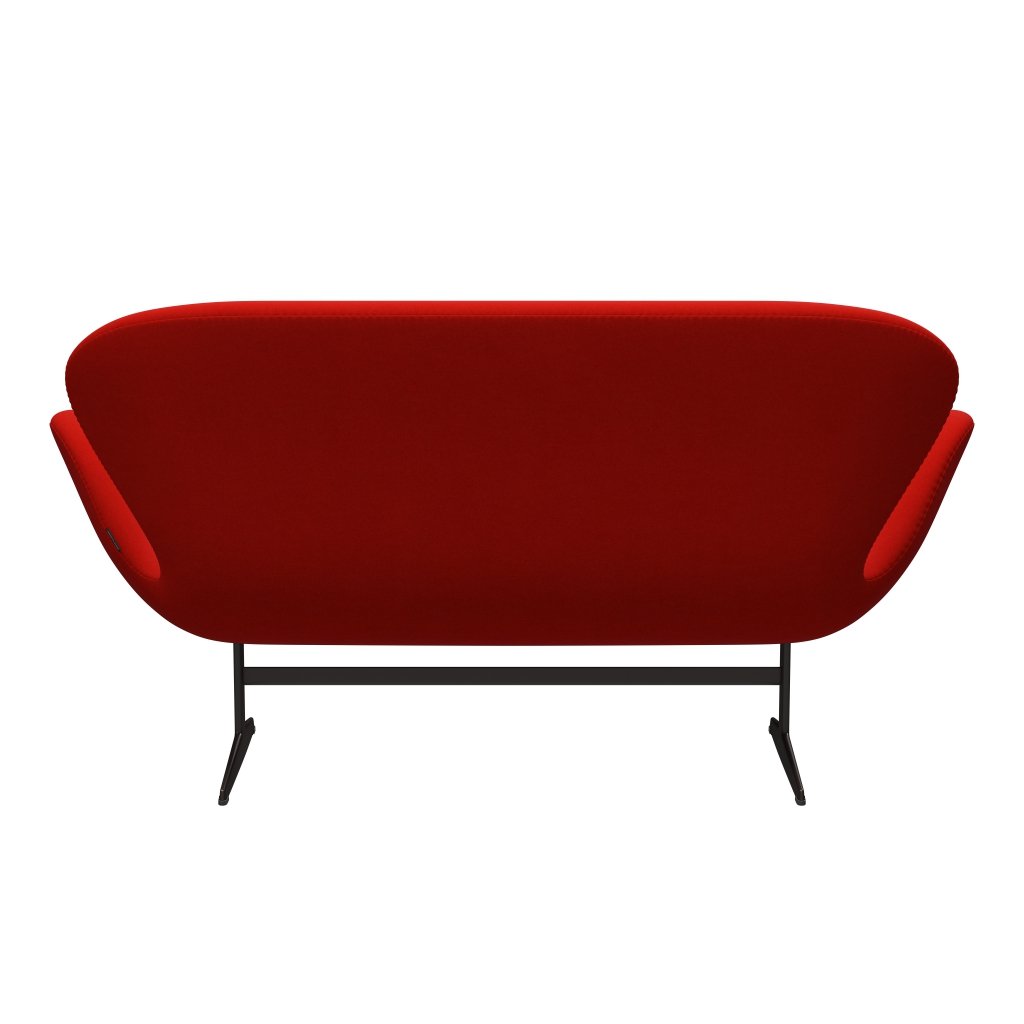 Fritz Hansen Swan Sofa 2 SEater, brązowy brąz/Divina Red (562)