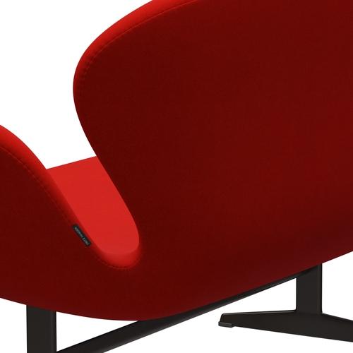 Fritz Hansen Swan Sofa 2 SEater, brązowy brąz/Divina Red (562)