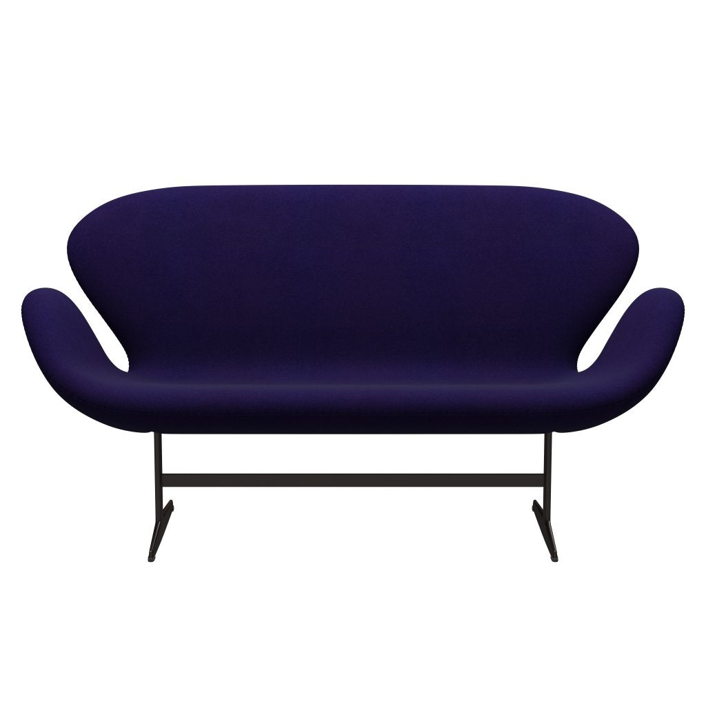 Fritz Hansen Swan Sofa 2 Seater, Brown Bronze/Divina Violet Dark (692)