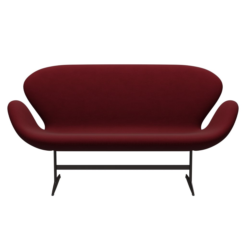 Fritz Hansen Swan Sofa 2 osobę, brązowy brąz/sława Bordeaux (64058)