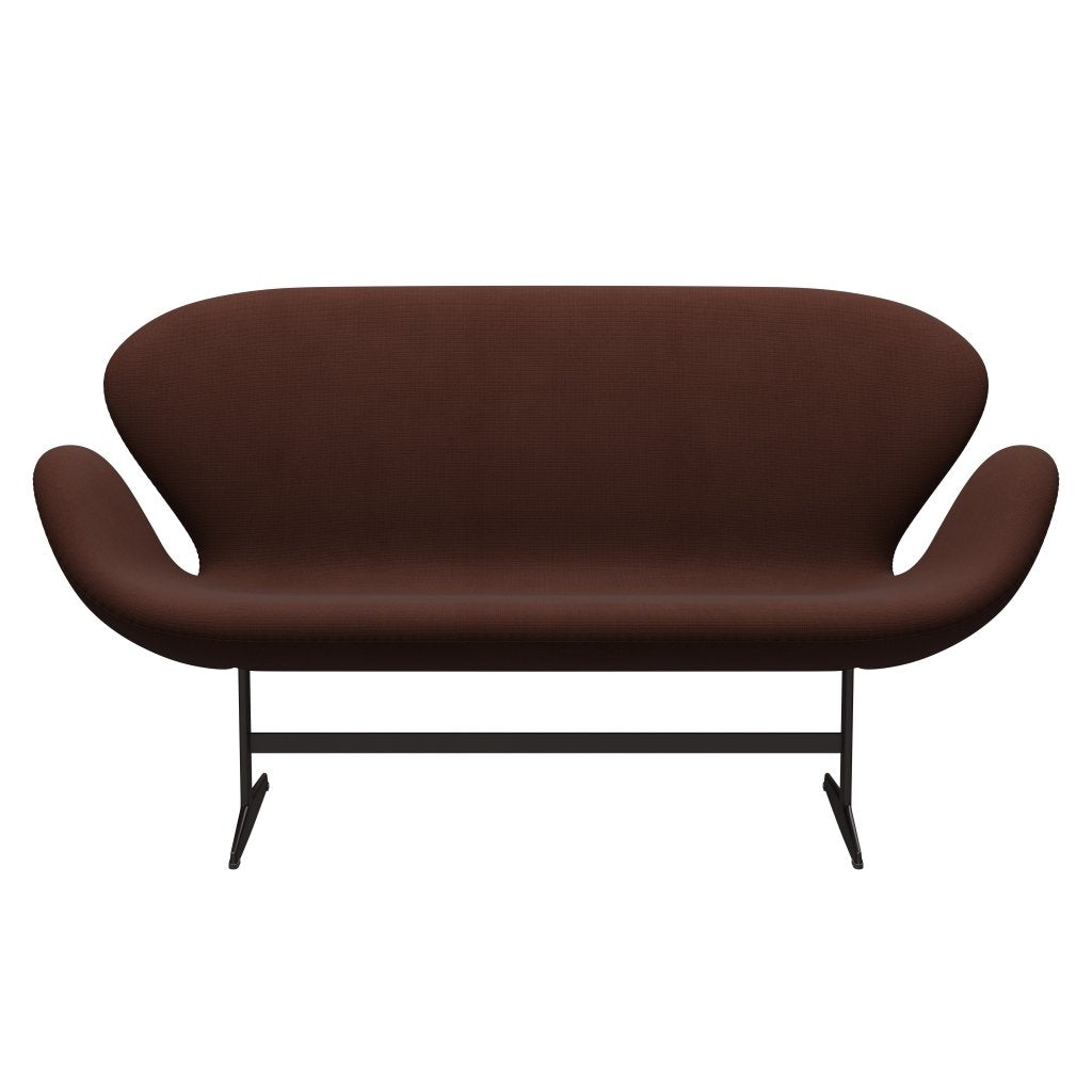 Fritz Hansen Swan Sofa 2 osobę, brązowy brąz/sława brąz (61047)