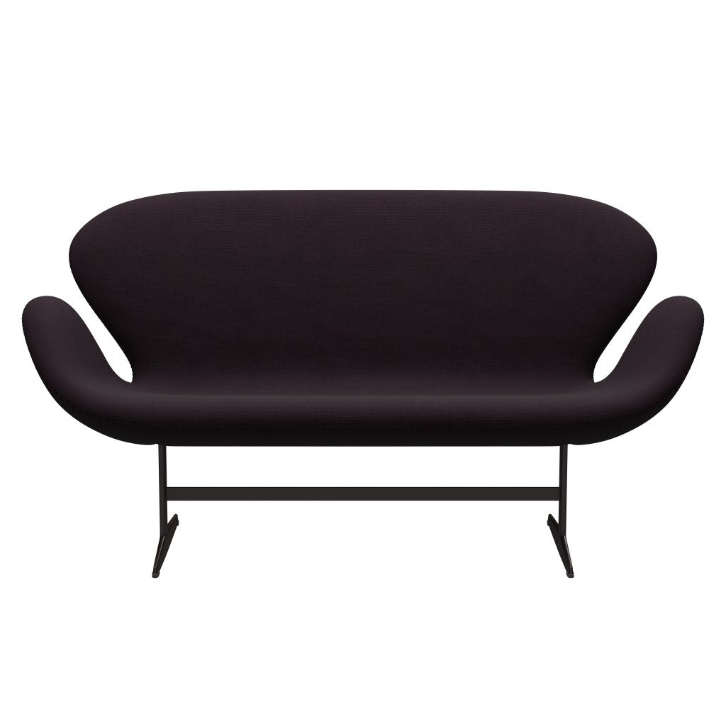 Fritz Hansen Swan Sofa 2 osobę, brązowy brąz/sława brąz (61108)