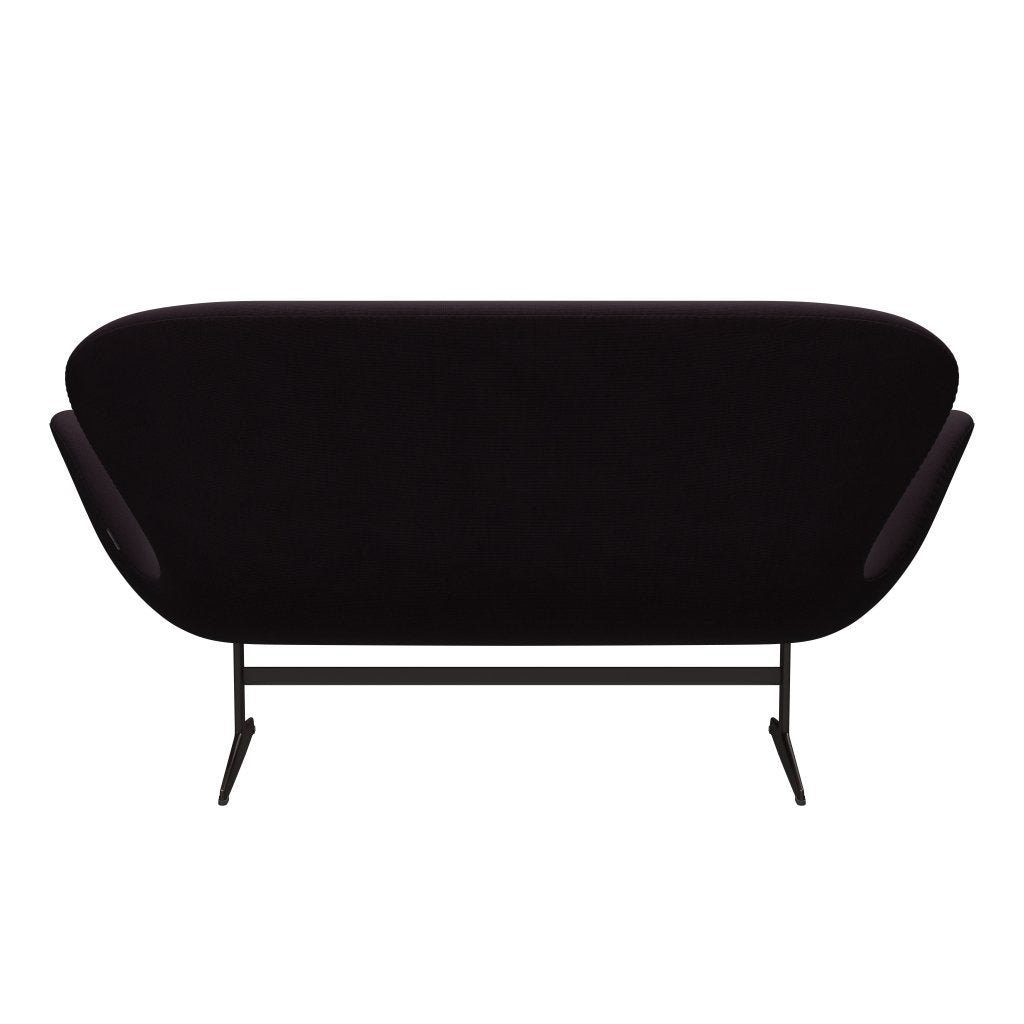 Fritz Hansen Swan Sofa 2 osobę, brązowy brąz/sława brąz (61108)