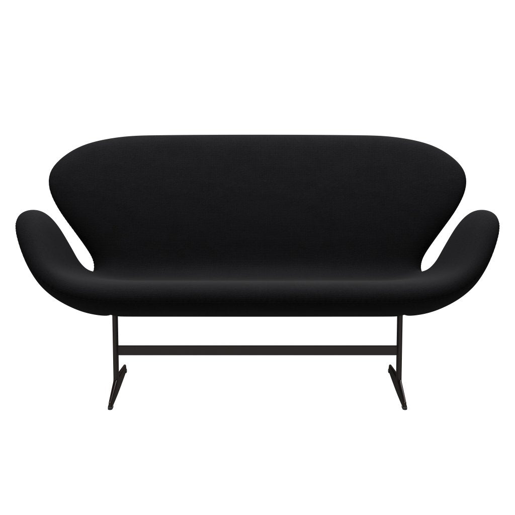 Fritz Hansen Swan Sofa 2 osobę, brązowy brąz/sława szarość (60051)