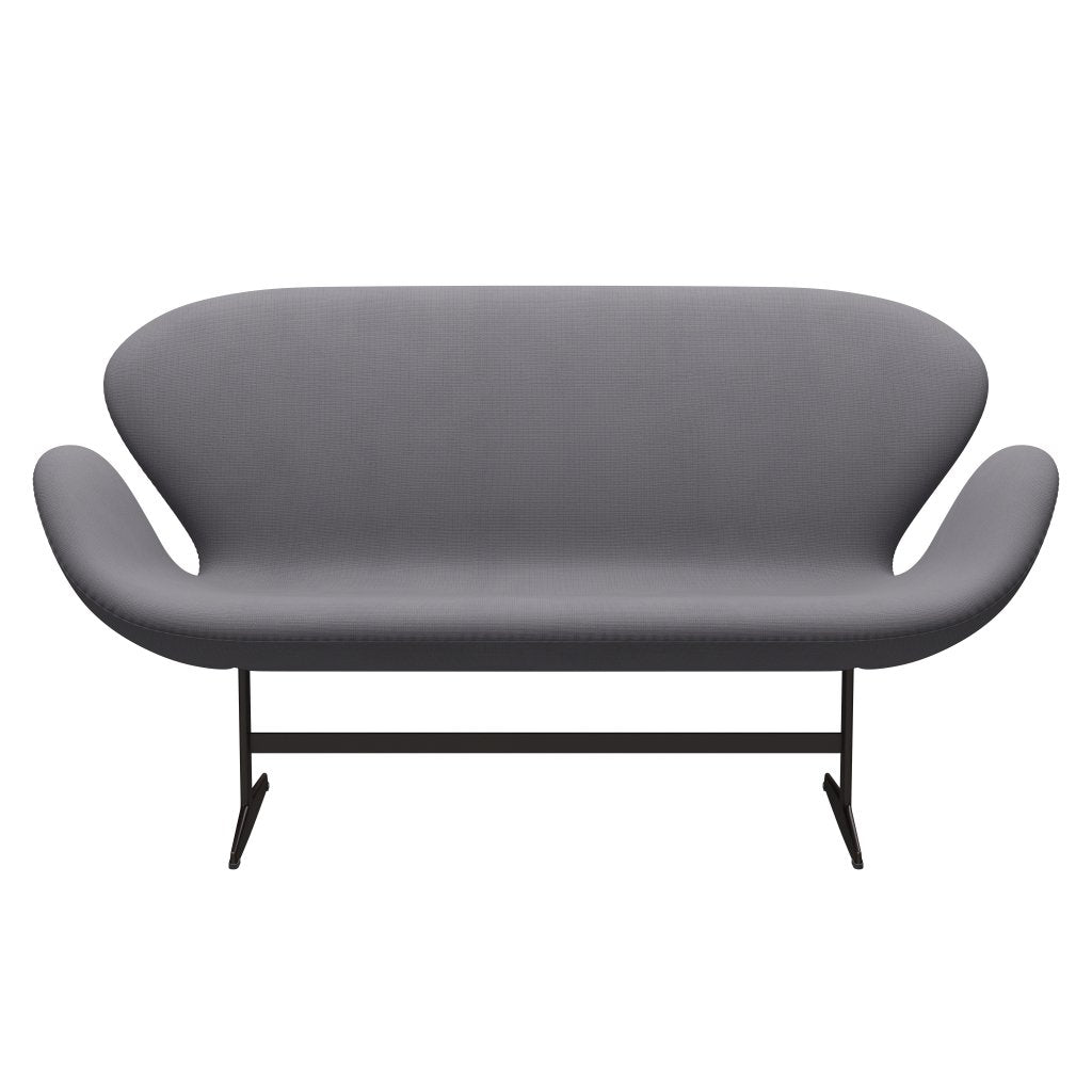 Fritz Hansen Swan Sofa 2 osobę, brązowy brąz/sława szarość (60078)