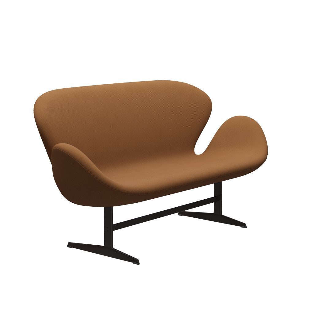 Fritz Hansen Swan Sofa 2 Seater, Brown Bronze/Fame Light Brown (61131)