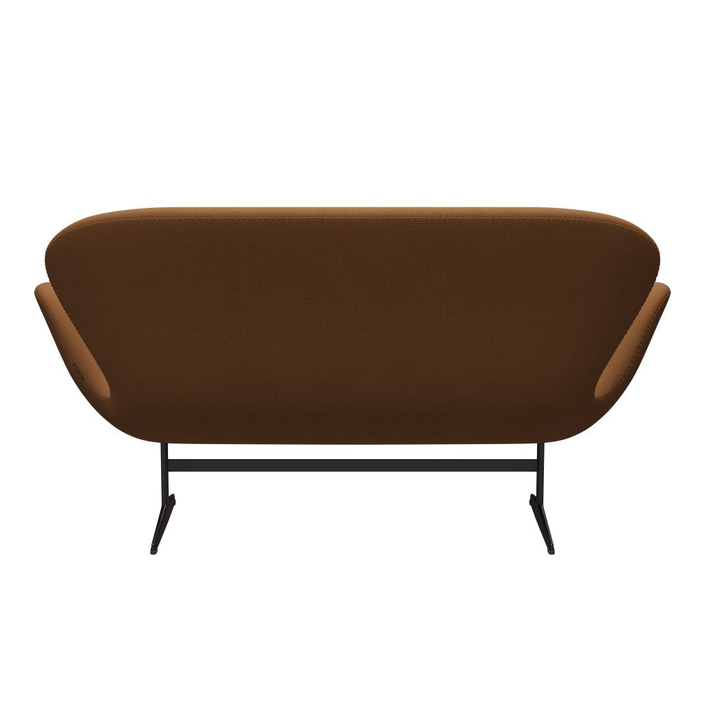 Fritz Hansen Swan Sofa 2 osobę, brązowy brąz/sława jasnobrązowa (61131)