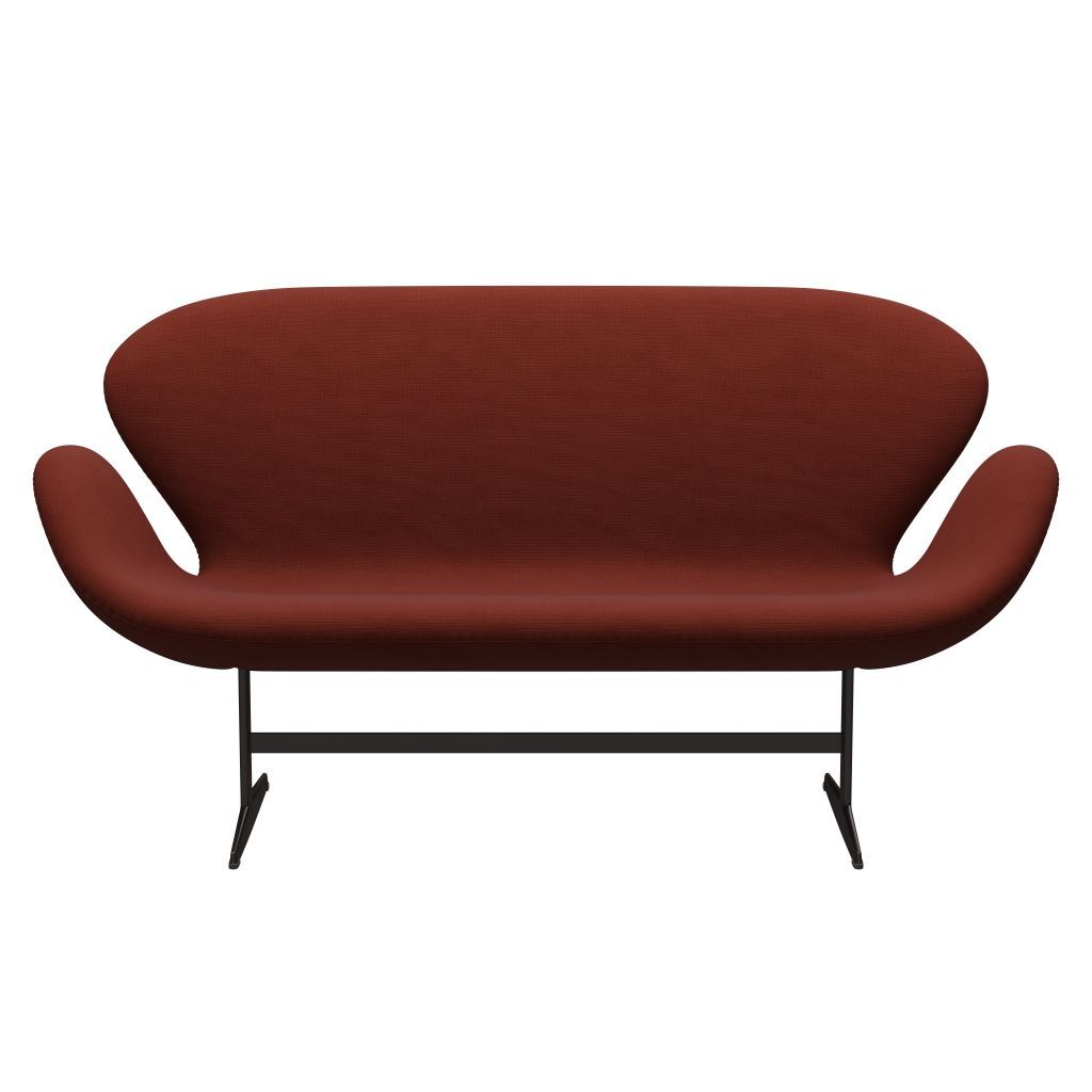 Fritz Hansen Swan Sofa 2 osobę, brązowy brąz/sława jasnobrązowa (63076)