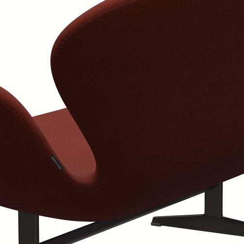 Fritz Hansen Swan Sofa 2 osobę, brązowy brąz/sława jasnobrązowa (63076)