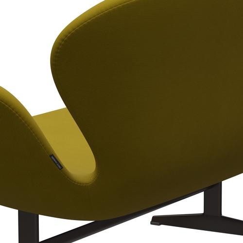 [product_category]-Fritz Hansen Swan Sofa 2 Seater, Brown Bronze/Fame Olive Green-Fritz Hansen-3321-F68004-BBBASE-FRI-5