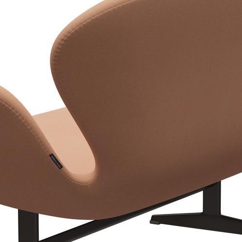 [product_category]-Fritz Hansen Swan Sofa 2 Seater, Brown Bronze/Steelcut Trio Nude-Fritz Hansen-3321-STR506-BBBASE-FRI-5