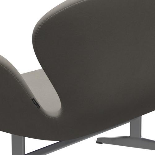 Fritz Hansen Swan Sofa 2 osobę, srebrny szary/komfort szary (60003)