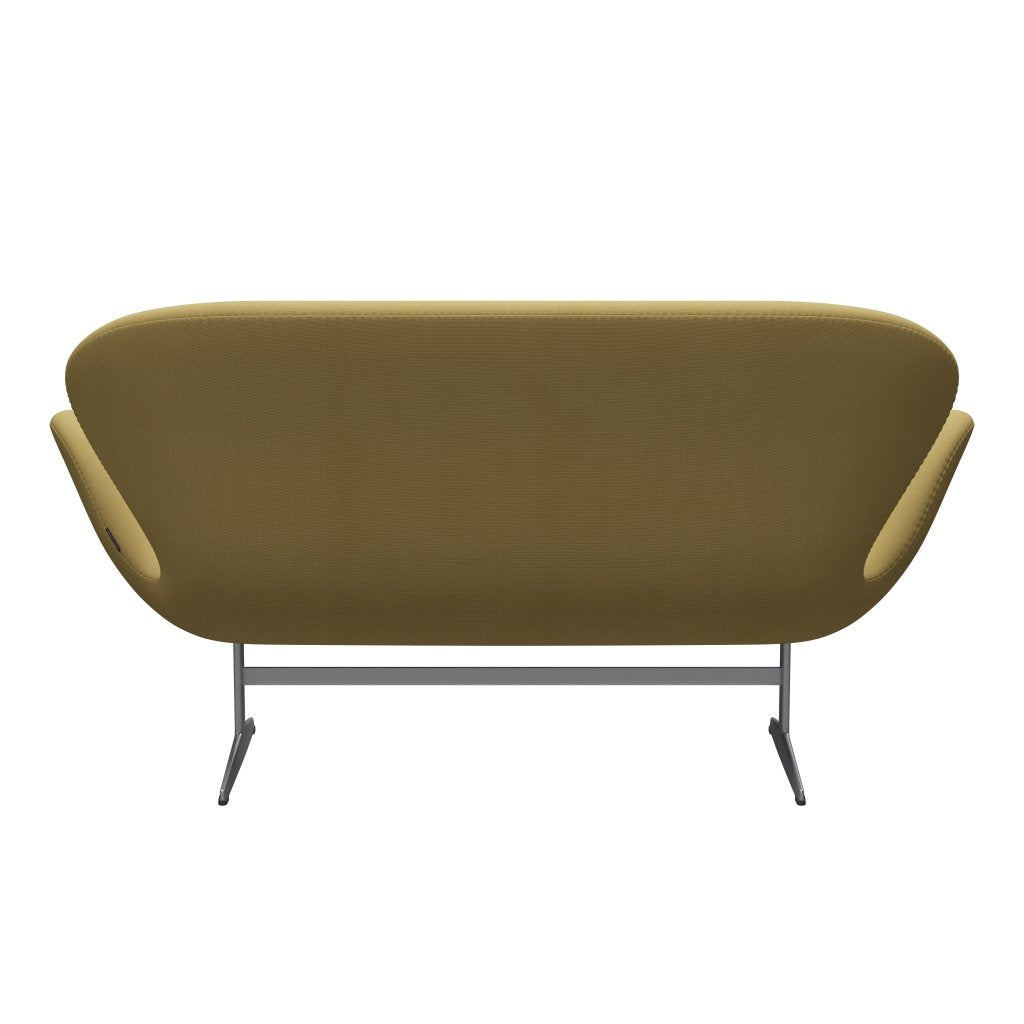 Fritz Hansen Swan Sofa 2 osobę, srebrny szary/sławę beżową (62068)