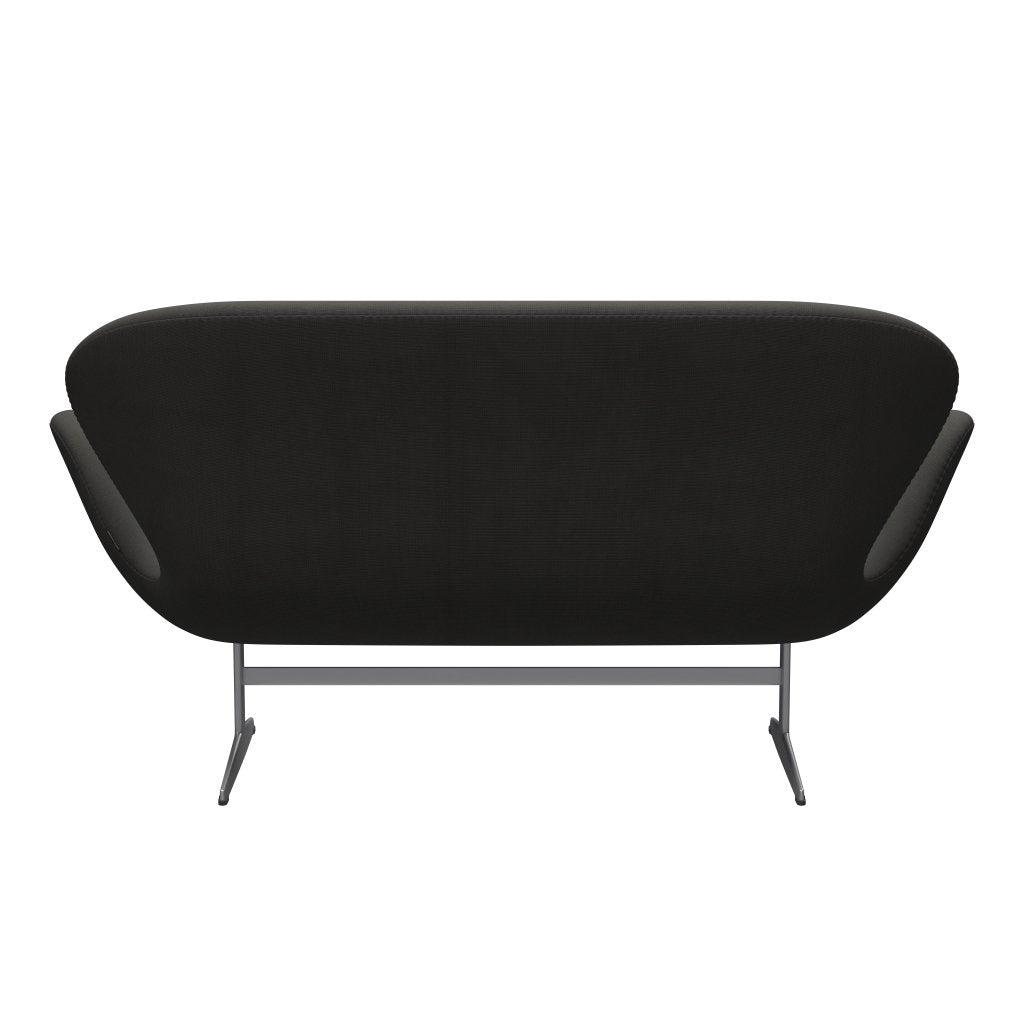 Fritz Hansen Swan Sofa 2 Seater, Silver Grey/Fame Brown (61060)