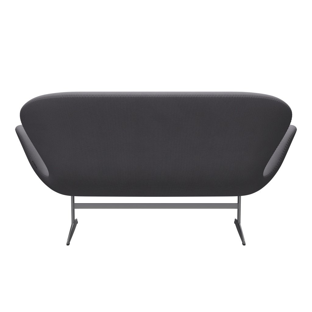 Fritz Hansen Swan Sofa 2 osobę, srebrny szary/sławę szary (60078)