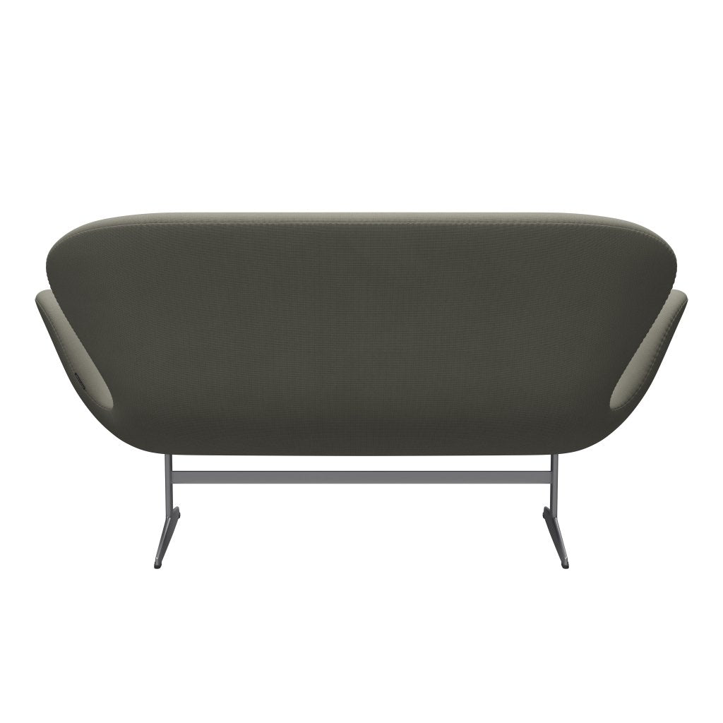 Fritz Hansen Swan Sofa 2 osobę, srebrny szary/sławę szary (61136)