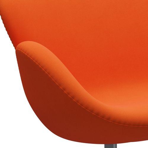 Fritz Hansen Swan Sofa 2 osobę, srebrny szary/sławę Orange (63016)