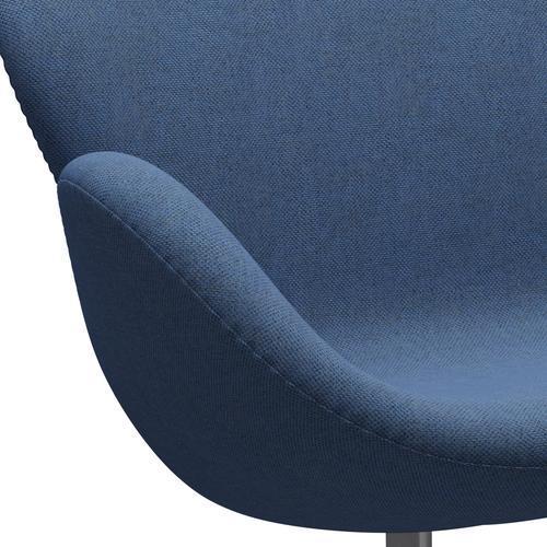 [product_category]-Fritz Hansen Swan Sofa 2 Seater, Silver Grey/Re Wool Blue/Natural-Fritz Hansen-3321-REW758-SGBASE-FRI-7