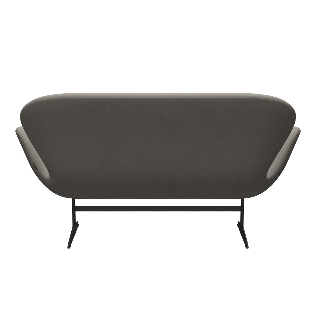 Fritz Hansen Swan Sofa 2 osobę, ciepły grafit/komfort szary (60003)