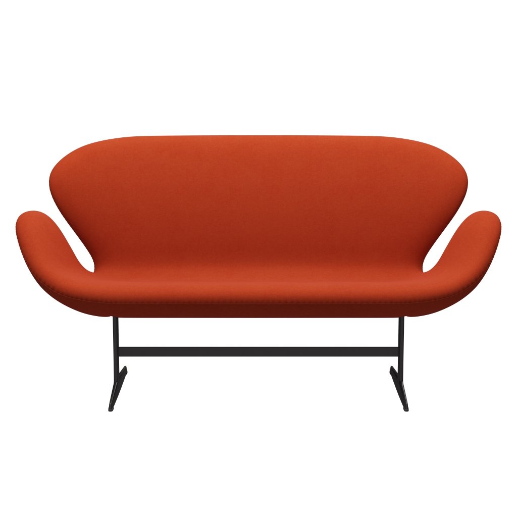 Fritz Hansen Swan Sofa 2 osobę, ciepły grafit/komfort Rust Rust (09055)