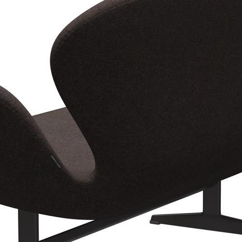 [product_category]-Fritz Hansen Swan Sofa 2 Seater, Warm Graphite/Divina Md Chocolate-Fritz Hansen-3321-DMD353-WGBASE-FRI-5