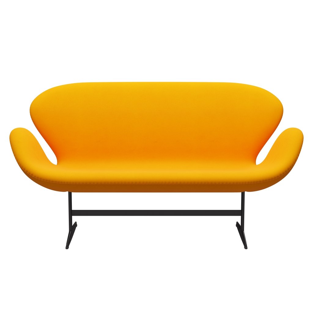 Fritz Hansen Swan Sofa 2, ciepły grafit/Divina Orange (426)