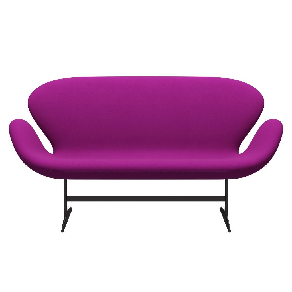 FRITZ HANSEN SWAN SOFA 2 SEART, ciepły grafit/Divina Violet (666)