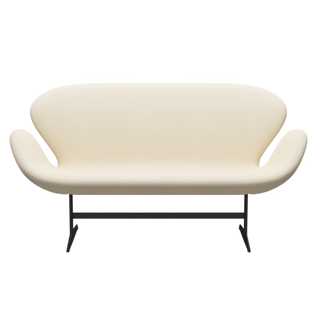 [product_category]-Fritz Hansen Swan Sofa 2 Seater, Warm Graphite/Divina White-Fritz Hansen-3321-DIV106-WGBASE-FRI-1