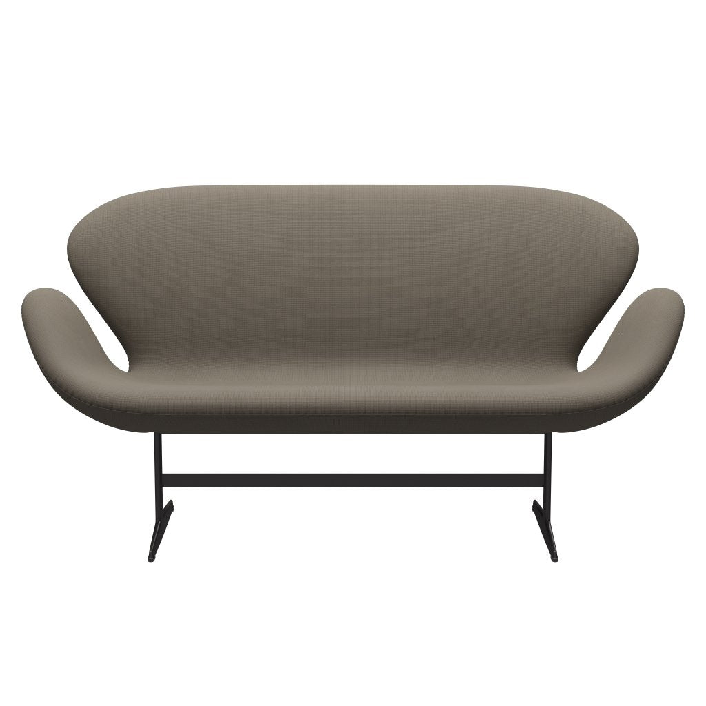 Fritz Hansen Swan Sofa 2 osobę, ciepły grafit/sława beżowa (61003)