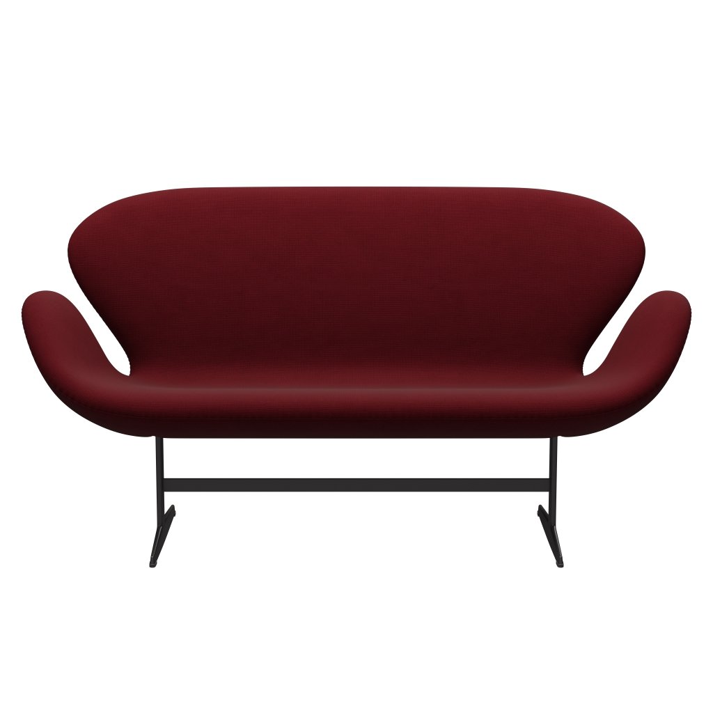 Fritz Hansen Swan Sofa 2 osobę, ciepły grafit/sława Bordeaux (64058)