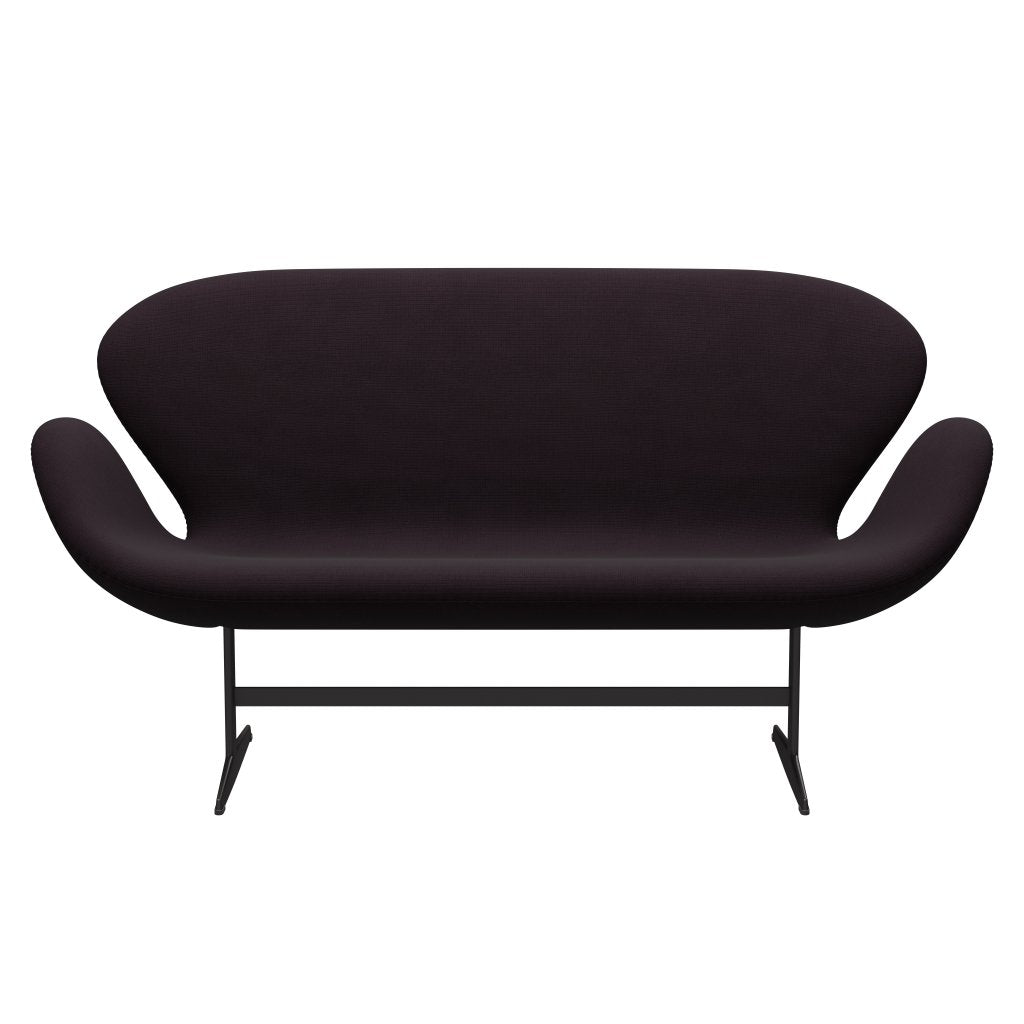 Fritz Hansen Swan Sofa 2 osobę, ciepły grafit/sława brąz (61108)