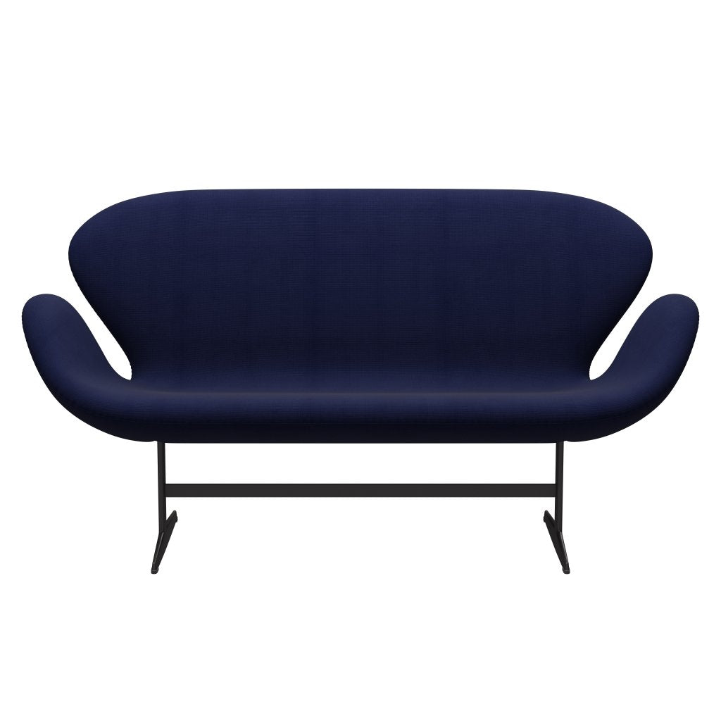 Fritz Hansen Swan Sofa 2 osobę, ciepły grafit/sława ciemnoniebieska (66005)