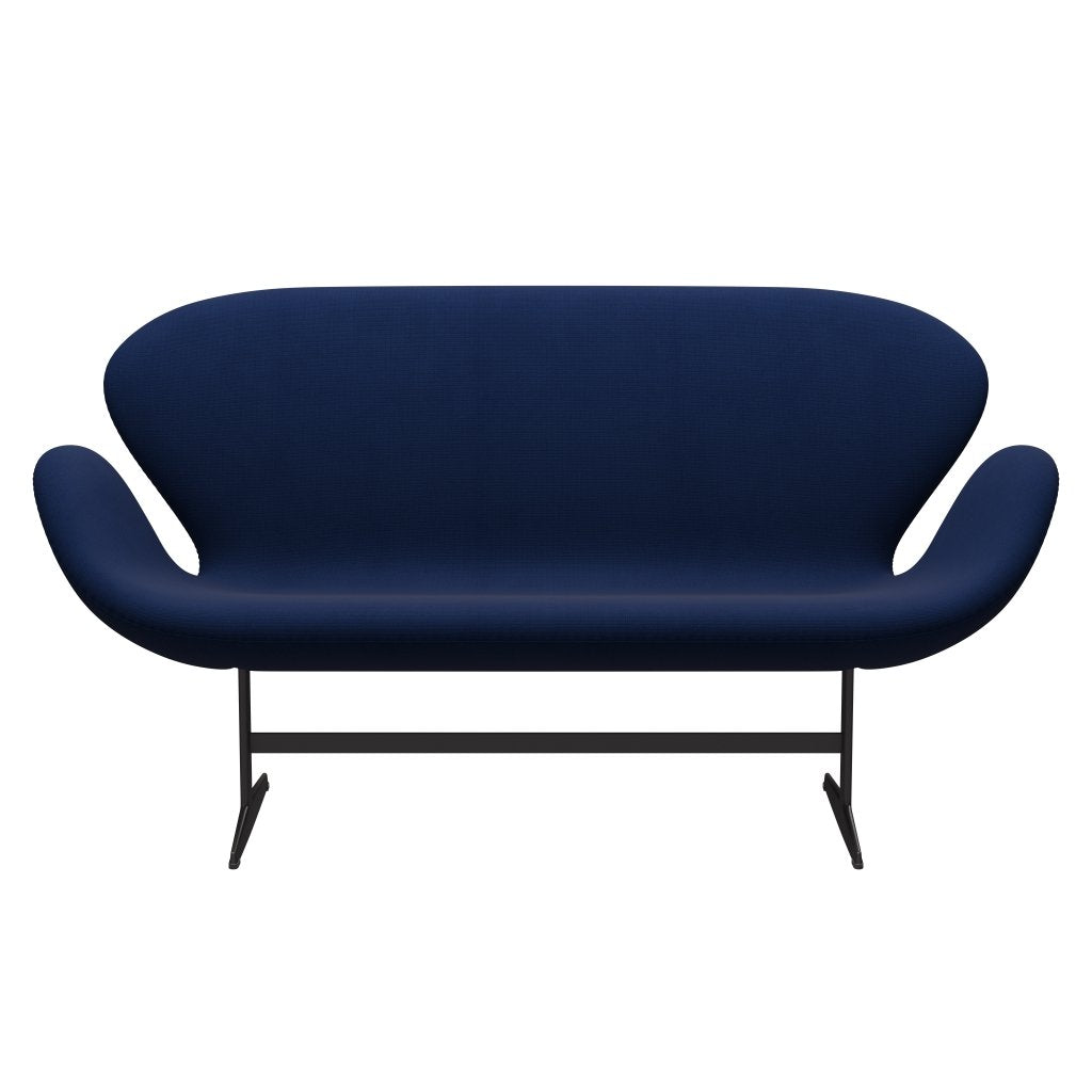 Fritz Hansen Swan Sofa 2 osobę, ciepły grafit/sława ciemnoniebieska (66071)