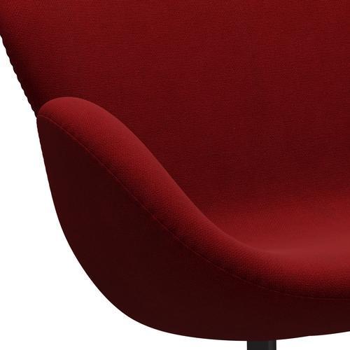 [product_category]-Fritz Hansen Swan Sofa 2 Seater, Warm Graphite/Hallingdal Red (657)-Fritz Hansen-3321-HAL657-WGBASE-FRI-7