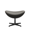 Fritz Hansen The Egg Footstool Leather, Black/Essential Lava